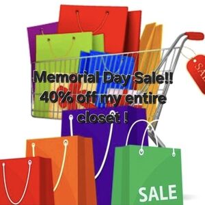 Memorial Day Sale 40% Off My Entire Closet 😃